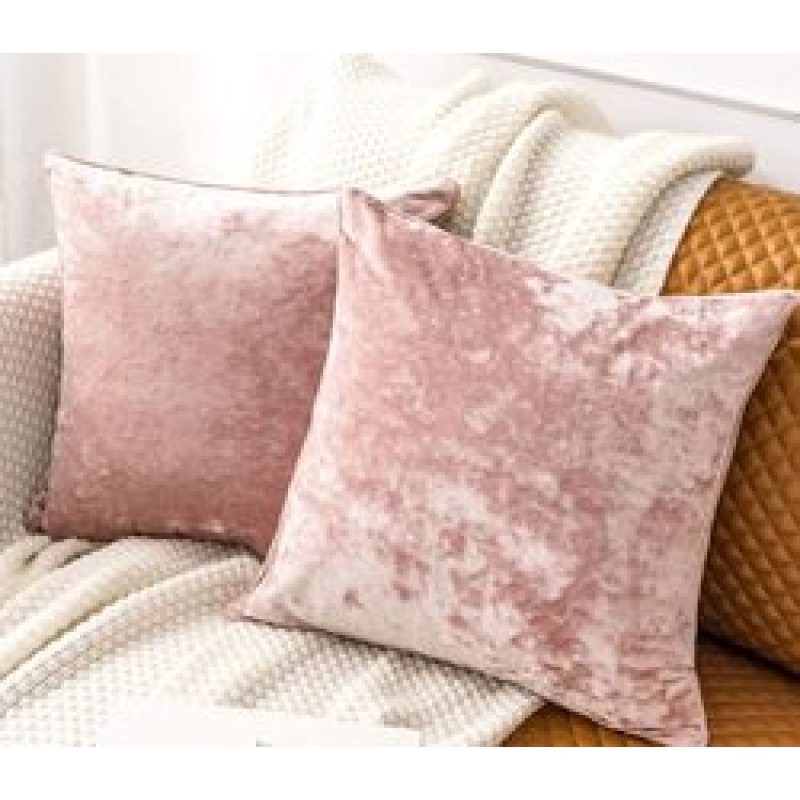 Velvet Plain Cushion Cover For Living Room, Large Decoration Seating Cushions/