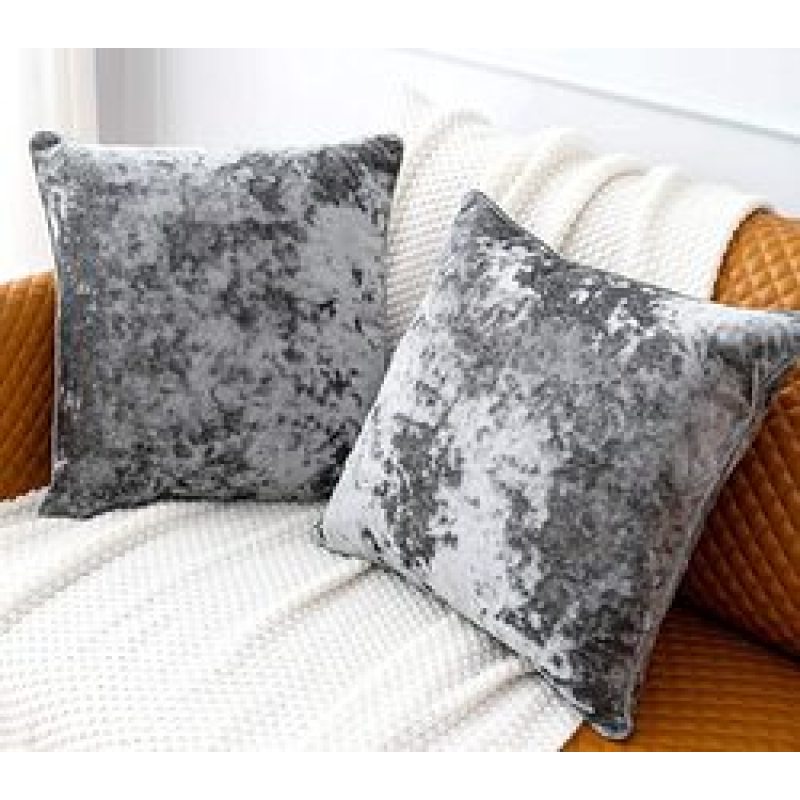 Velvet Plain Cushion Cover For Living Room, Large Decoration Seating Cushions/