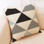Car Sofa Pillow Cushion Geometric Pattern, Explosion Models Warm Geometric Home Cotton Pillow /