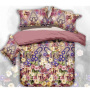 Stock Cotton Bedding Sheet Set, Flower And Butterfly Bedding Set/