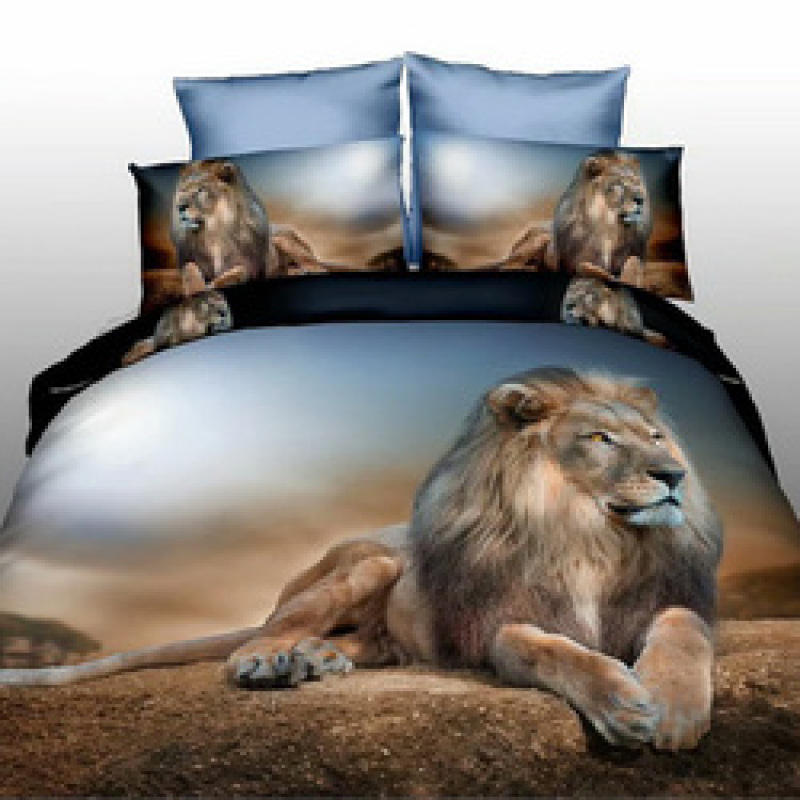 Stock Cotton Bedding Sheet Set, Flower And Butterfly Bedding Set/