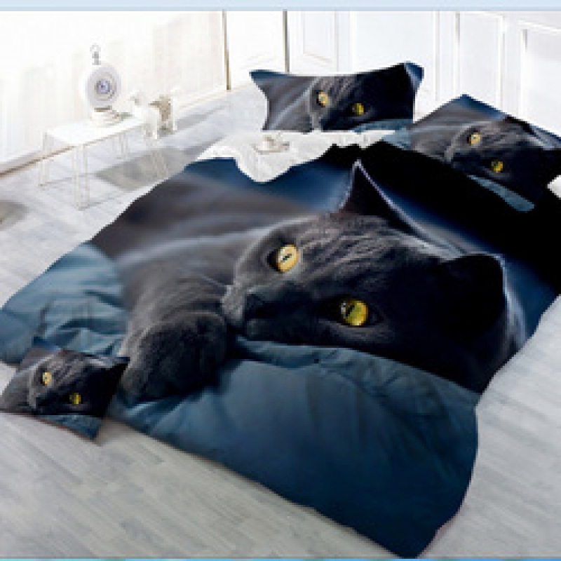 Stock Cotton Bedding Sheet Set, Flower And Butterfly Bedding Set/