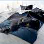 Stock Cotton Bedding Sheet Set, Flower And Butterfly Bedding Set/