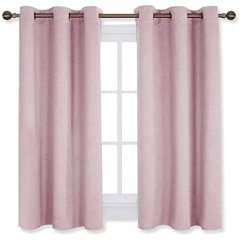 Room Darkening Curtains with Grommets Blackout Thermal Insulated Noise Reducing Pair of Shades for Adults Bedroom Kids Baby Girl