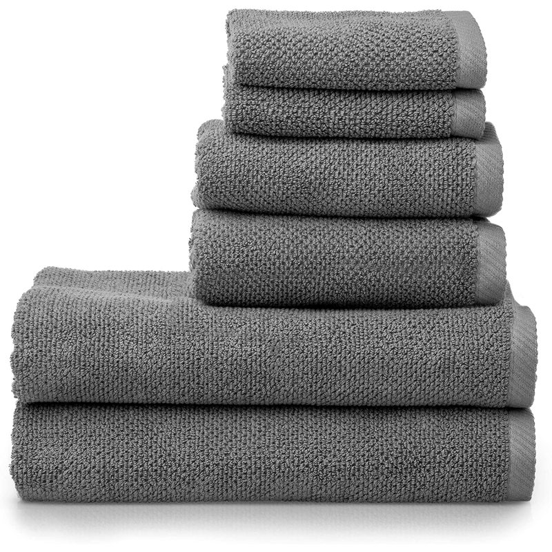 100% Cotton Bath Towel Bath Towels, Solid Color Soft Friendly Face Hand Shower Towel #