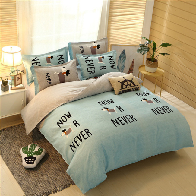 Matcha Green King Size Bedding Sets,Elegant Home Textile Bedding Sets#