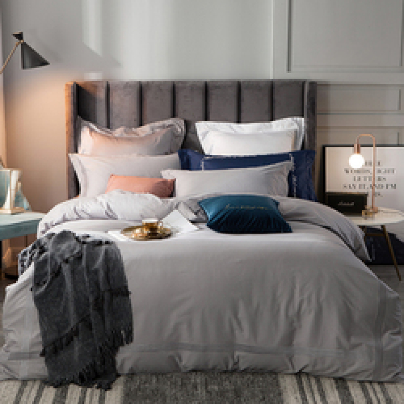 Hot Sale Bedding Set Cotton 100%, Nordic Style The Bedspread Sheet Printed Dyed Bed Sheet Set Bedding Sets/