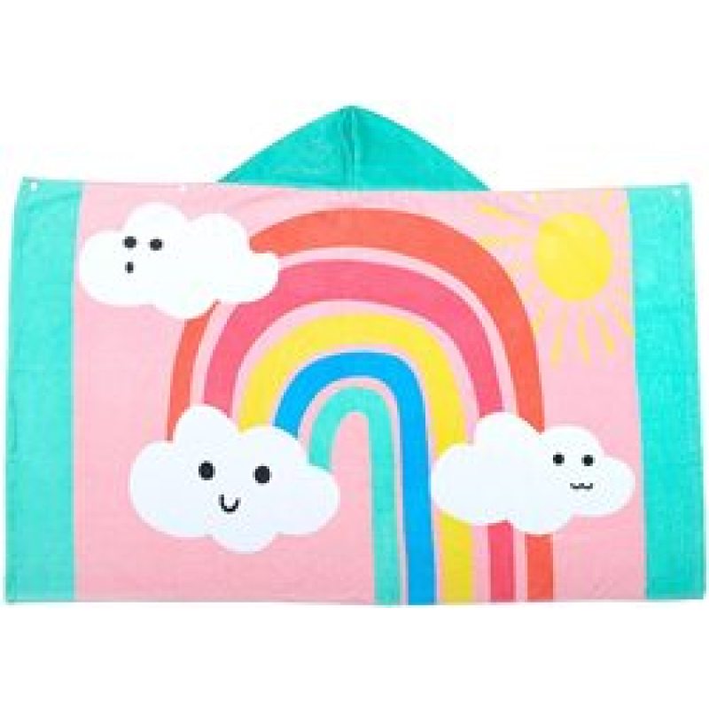Cartoon Kids Hooded Children Bath Hooded Towel,Swim Towels Quick Drying Bath Towel#