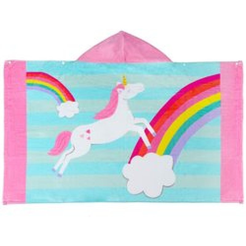 Cartoon Kids Hooded Children Bath Hooded Towel,Swim Towels Quick Drying Bath Towel#