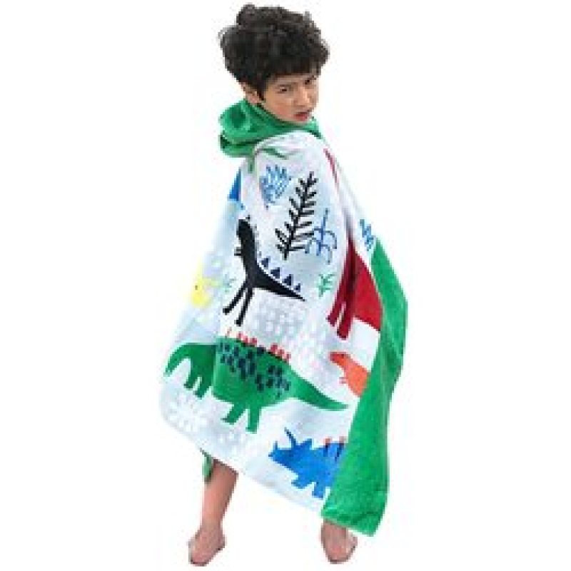 Cartoon Kids Hooded Children Bath Hooded Towel,Swim Towels Quick Drying Bath Towel#