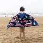 Cartoon Kids Hooded Children Bath Hooded Towel,Swim Towels Quick Drying Bath Towel#