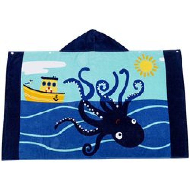 Cartoon Kids Hooded Children Bath Hooded Towel,Swim Towels Quick Drying Bath Towel#