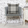 New Arrival Black White Cotton Cushion Cover, Linen Plaid Cushion Covers Decorative Sofa Seat/