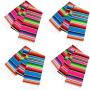 Wholesale Mexican 4Pack 14 x 110 Inches Large Theme Party Decoration for Cinco de Mayo Fiesta Party Serape table runner mexican