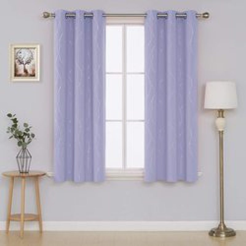 2021 New Style Curtains Luxury Modern Blackout Curtains for Living Room Simple Pattern Window Curtains for Bedroom/