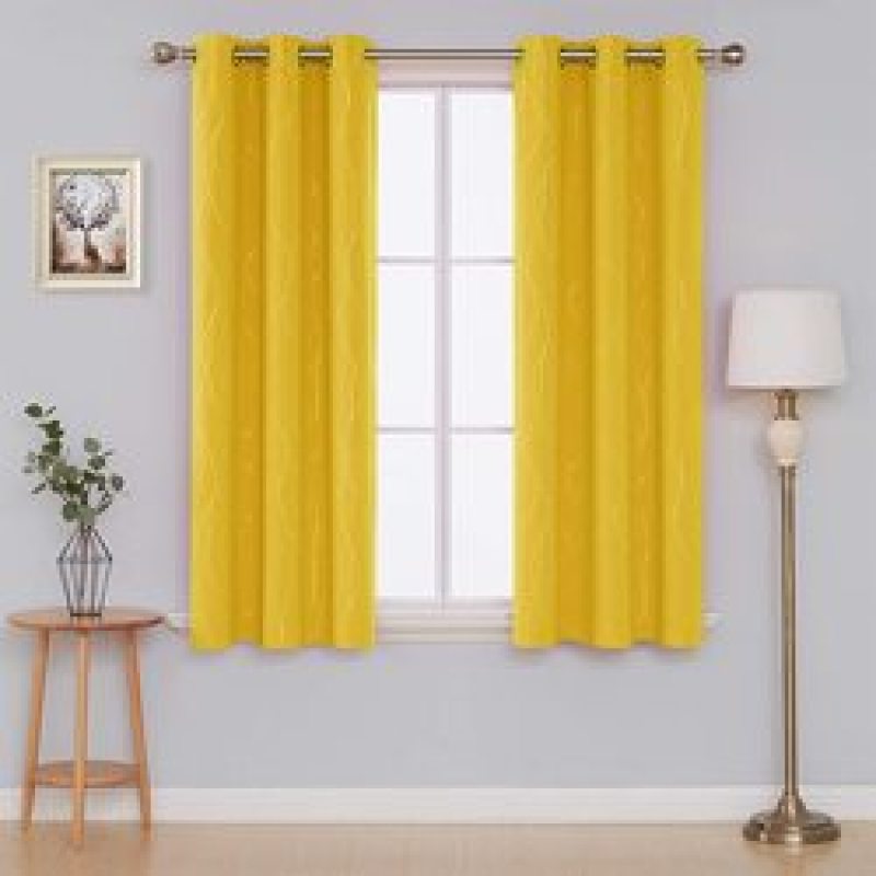 2021 New Style Curtains Luxury Modern Blackout Curtains for Living Room Simple Pattern Window Curtains for Bedroom/