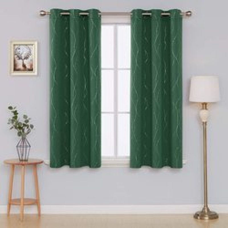 2021 New Style Curtains Luxury Modern Blackout Curtains for Living Room Simple Pattern Window Curtains for Bedroom/