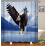 Drop Shipping Fashion Bathroom Polyester Shower Curtains Latest Printing Waterproof Shower Curtains/