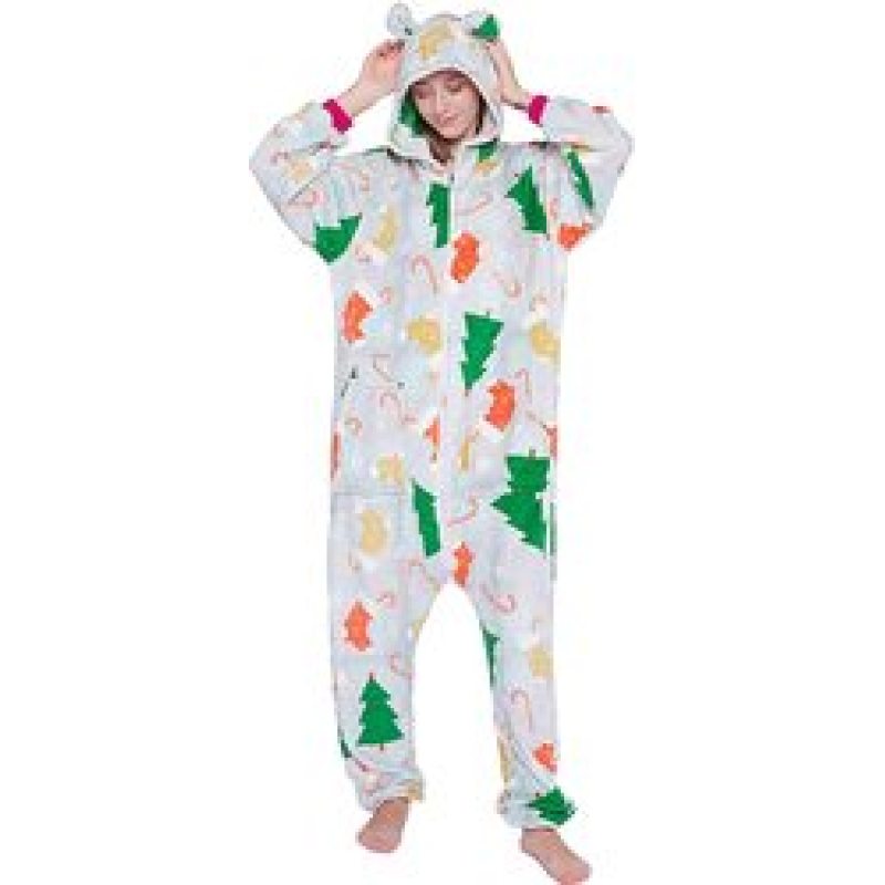 Cross border flannel cartoon animal one-piece pajamas for adults, men, women and children cute home clothes play clothes/