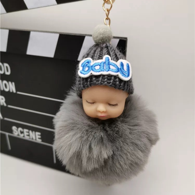 2021 China Wholesale Keychain On Amazon, Plush Toy Cute Doll key chain#