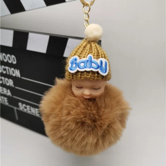 2021 China Wholesale Keychain On Amazon, Plush Toy Cute Doll key chain#