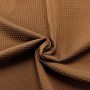 Brown Waffle Weave Hotel Luxury Spa Bathroom 72x72 Inches Polyester Shower Curtain, 230gsm Heavy Duty Fabric Shower Curtain/