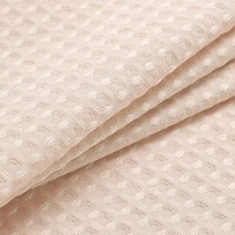 Brown Waffle Weave Hotel Luxury Spa Bathroom 72x72 Inches Polyester Shower Curtain, 230gsm Heavy Duty Fabric Shower Curtain/