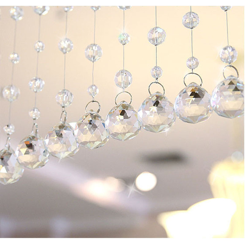 Glass Beads Door String Tassel Porch Partition Indoor String Curtain for Home Decoration Luxury Wedding backdrop Decoration