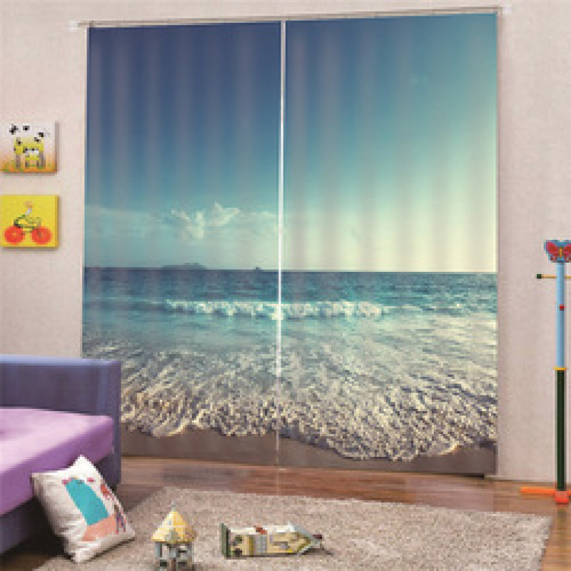 Europa Dinosaur Furniture Blackout Cortinas Precios,Luxury Kids Bed Decor Curtains$