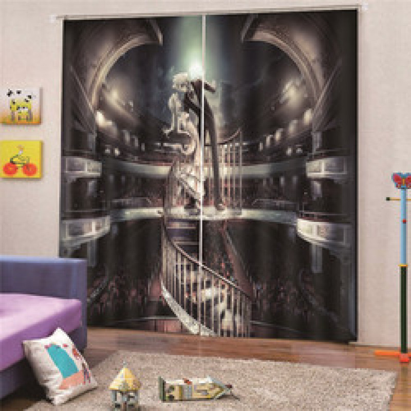 Europa Dinosaur Furniture Blackout Cortinas Precios,Luxury Kids Bed Decor Curtains$