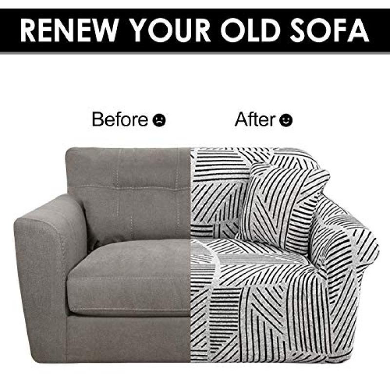 New Elastic Sofa Cover Online, Slipcovers For Sofa And Loveseat$