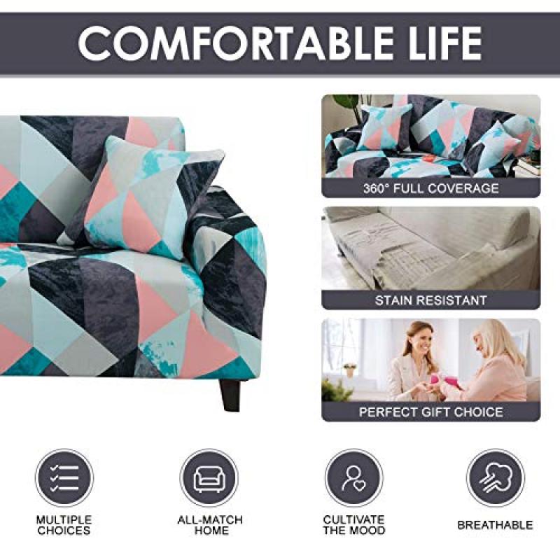 New Elastic Sofa Cover Online, Slipcovers For Sofa And Loveseat$
