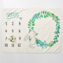 Cactus Baby Blanket,Baby Milestone Blanket#