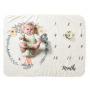 Cactus Baby Blanket,Baby Milestone Blanket#