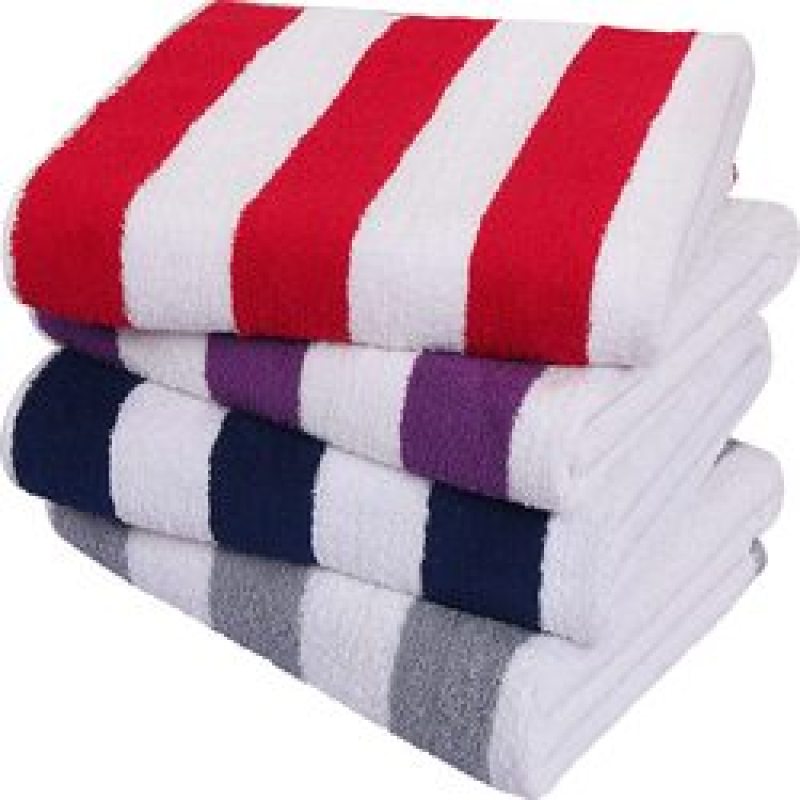 Luxury large package striped beach towel, soft fast drying swimming towel is highly absorbent, light weight/