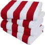 Luxury large package striped beach towel, soft fast drying swimming towel is highly absorbent, light weight/