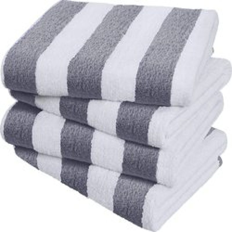 Luxury large package striped beach towel, soft fast drying swimming towel is highly absorbent, light weight/