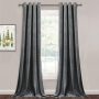 Home Goods 260GSM 52*84inches Hotel Quality Living Room Bedroom Grommet Velvet Curtain, 100% Polyester Window Curtain/