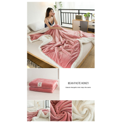 Warm Flannel Blankets Thick Fleece Sofa Blanket Winter Sheet Bedspread Blankets Cover On Sofa Bed For All Season Mechanical Was/