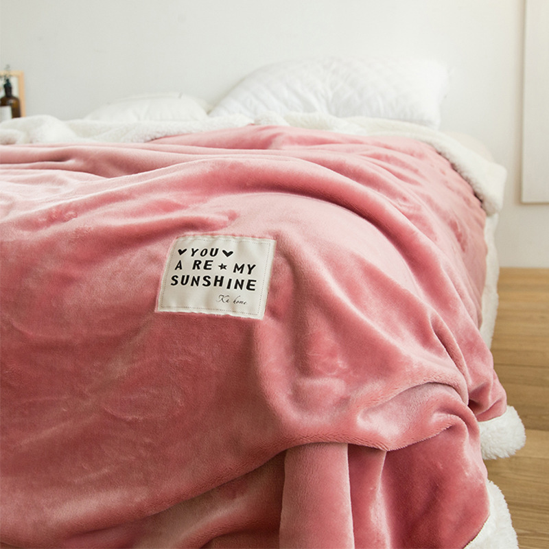 Warm Flannel Blankets Thick Fleece Sofa Blanket Winter Sheet Bedspread Blankets Cover On Sofa Bed For All Season Mechanical Was/