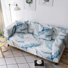 The New Sofa Cover Is Worn, Universal Elastic Household Sofa Cover/ Three-seat Sofa Modern Printed 100% Polyester Solid