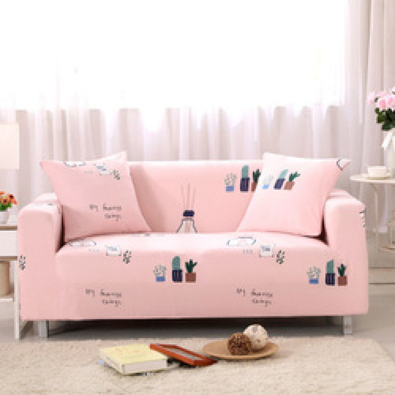 The New Sofa Cover Is Worn, Universal Elastic Household Sofa Cover/ Three-seat Sofa Modern Printed 100% Polyester Solid