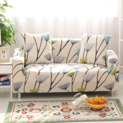 The New Sofa Cover Is Worn, Universal Elastic Household Sofa Cover/ Three-seat Sofa Modern Printed 100% Polyester Solid