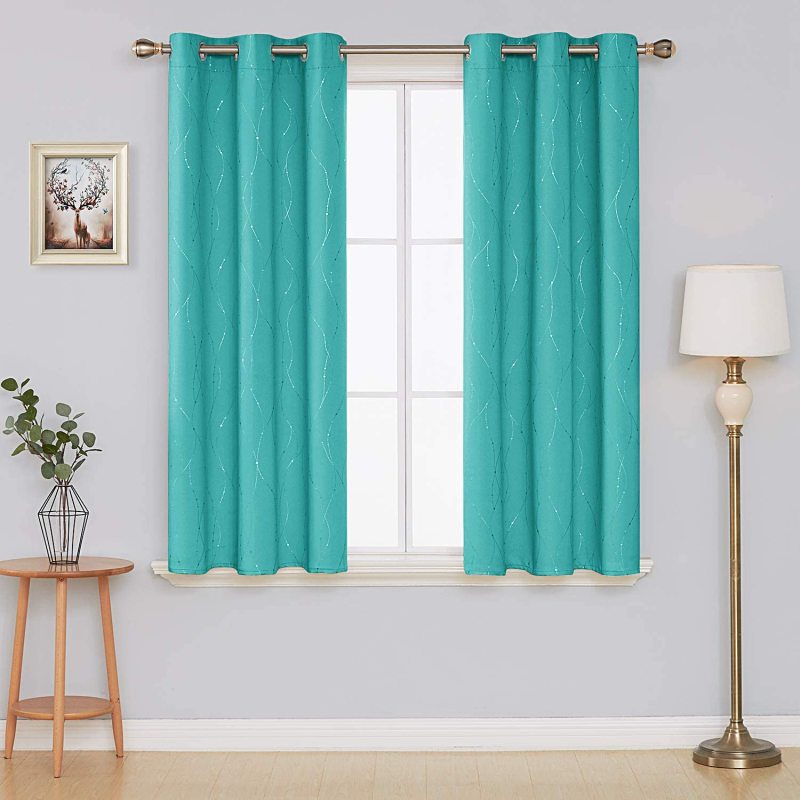 Modern Blackout Window Curtains For Bedroom ,Curtains Fabrics Ready Made Finished Drapes Blinds/