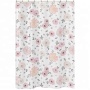 chinese style printed customizable little flower design high quality textile shower curtain