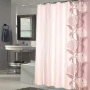 chinese style printed customizable little flower design high quality textile shower curtain
