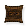 45*45 Polyester Ethnic Style Abstract Geometric Digital Print Cushion Cover, Ethnic Totem Sofa Office Chair Room Cushion Cover/