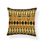 45*45 Polyester Ethnic Style Abstract Geometric Digital Print Cushion Cover, Ethnic Totem Sofa Office Chair Room Cushion Cover/
