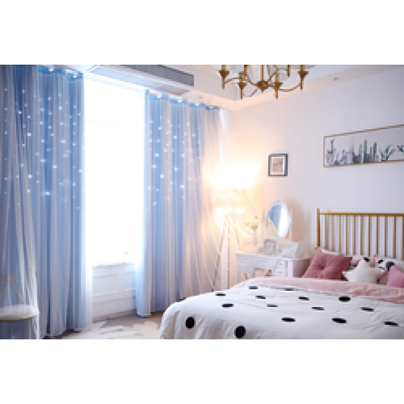 latest designs star style princess 2019 luxury turkish voile curtains