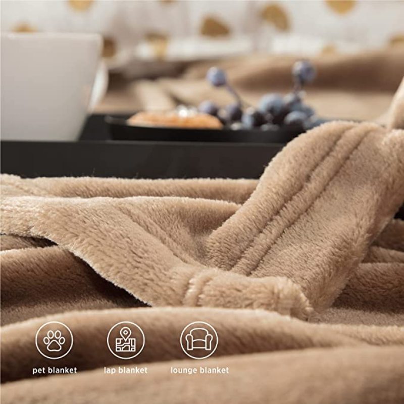 Solid Flannel  Coral Fleece Bedspread Blankets Portable Blanket Woolen Sherpa weighted Blanket Grey